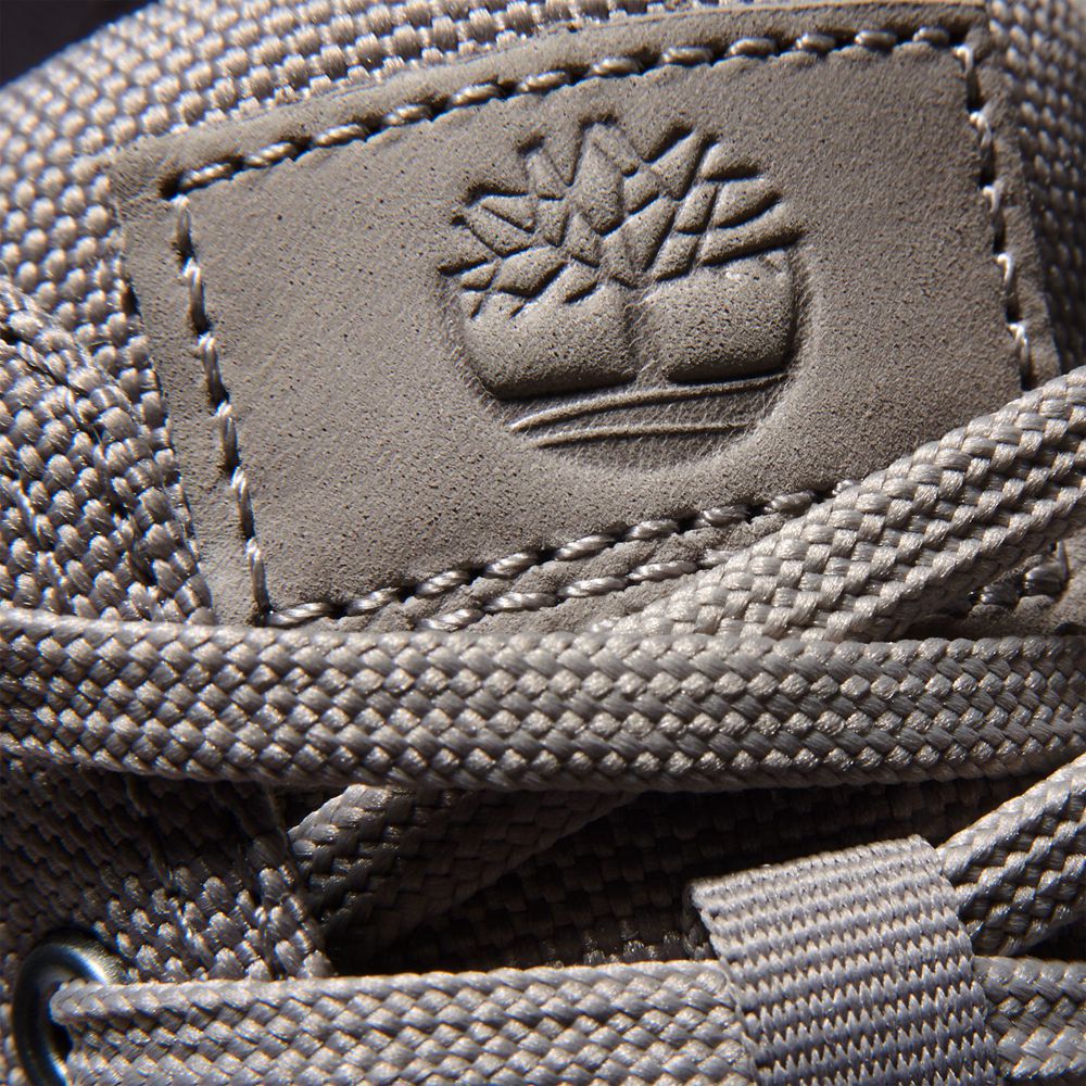 Botas de Seguridad Timberland Hombre Davis Square Mixed-Media Gris - Chile KMS-082735